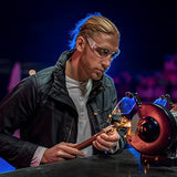 BUCKTOOL 6-Inch 1/3HP Low-Speed Bench Grinder, High Precision Wobble-free Wheel Grinder, TLG-150S Bucktool