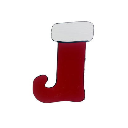 Christmas Stocking Unfinished Cutout, Christmas Shape, Wooden Shape, Paintable Wooden, Build-A-Cross