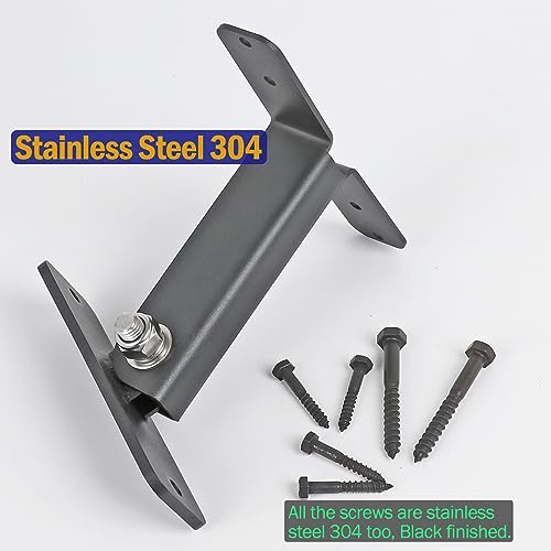 Mayset Heavy Duty Stainless Steel-304 Pergola Roof Riser Beam Bracket (3 Pack)