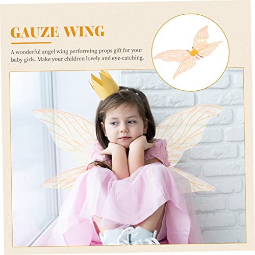 VOSAREA Cicada Wings Halloween Elf Wing Photo Props Kid Elf Wings Kids Butterfly Wings Women Fairy Costume Wings Princess Cosplay Wings Adult Fairy VOSAREA