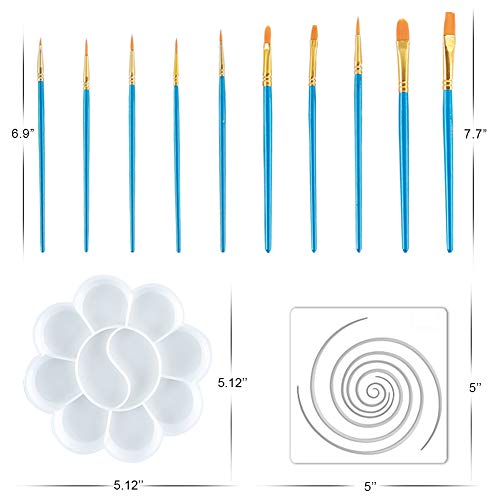 53PCS Mandala Dotting Tools Set for Painting Rocks,Mandella Art and Drafting Art Supplies Tosuced