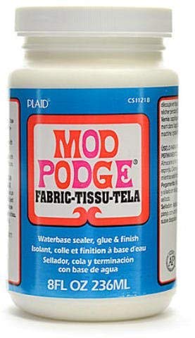 Mod Podge Plaid Fabric 8 Ounces CS11218 (2-Pack)