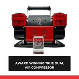Thor's Lightning Bolt Portable 12v True Dual Air Compressor 10.6 CFM with Digital Pressure Gauge, Single-Tire Inflator/Deflator Air Gun Thor's Lightning Air Systems