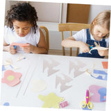 Kisangel 20pcs Handmade Windmill Toys Kids Outdoor Playset Christmas Toy Unfinished Pinwheel Colo r Your Own Wind Spinners Blank Pinwheels DIY Kisangel