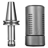 OrangeA 4Pcs CAT40 Tool Holder ER16 Collet Chuck Set length 100mm Chuck Tool Holder Set Mill Holder for CNC Engraving Machine Milling Lathe(4Pcs OrangeA