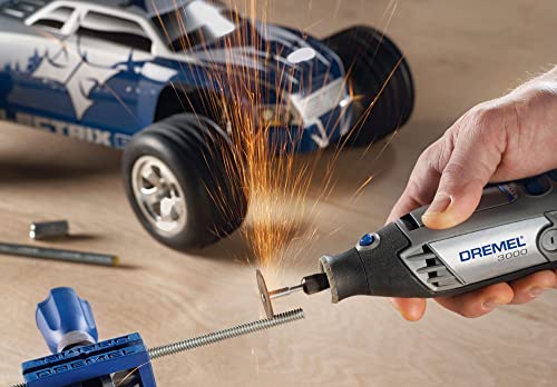 Dremel 3000-2/28 Variable Speed Rotary Tool Kit- 1 Attachments & 28 Accessories- Grinder, Sander, Polisher, Router, and Engraver- Perfect for - WoodArtSupply