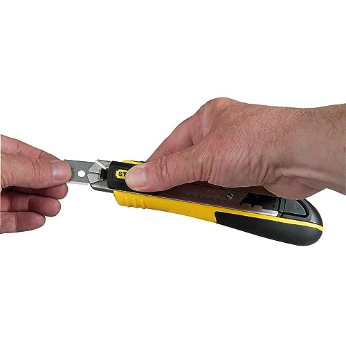 Stanley 10-481 FatMax Snap-Off Knife, 18mm,Silver/Yellow/Black Stanley