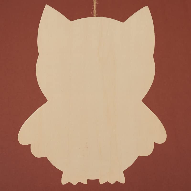 Group of 4 Unfinished Wood Owls by Factory Direct Craft for Decorating and Craft Activities Factory Direct Craft