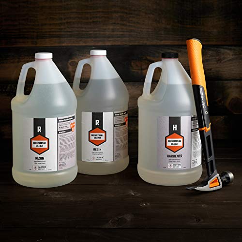 Industrial Clear - Rock Hard Epoxy Resin - 3 Gal Kit ArtResin