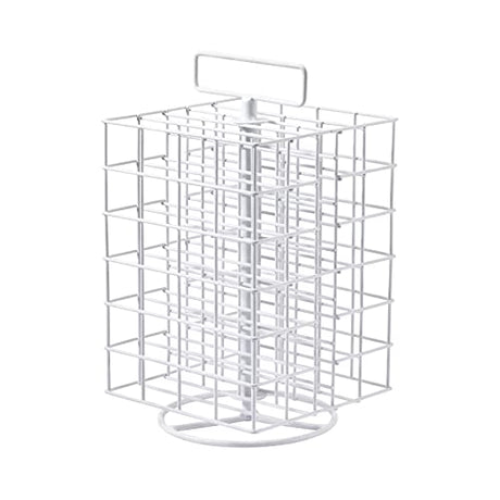 Craft Smart Spinning Paint Storage Tower Paint Storage Organizer Holds Up to 48 (2oz) Bottles - White, 1 Pack Craft Smart