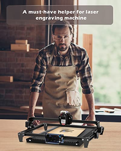 FAHKNS Honeycomb Working Table, 15.7"x15.7"x0.87" Honeycomb Laser Bed for Most Laser Engravers, for Fast Heat Dissipation and Table-Protecting with FAHKNS