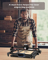 FAHKNS Honeycomb Working Table, 15.7"x15.7"x0.87" Honeycomb Laser Bed for Most Laser Engravers, for Fast Heat Dissipation and Table-Protecting with FAHKNS