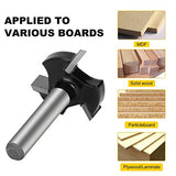 CNC Spoilboard Surfacing Router Bits 1/4 inch Shank 1inch Cutting Diameter Slab Flattening Router Bit Planing Bit Wood Planing Bit Planer Perfectly Yueqing Zhongji