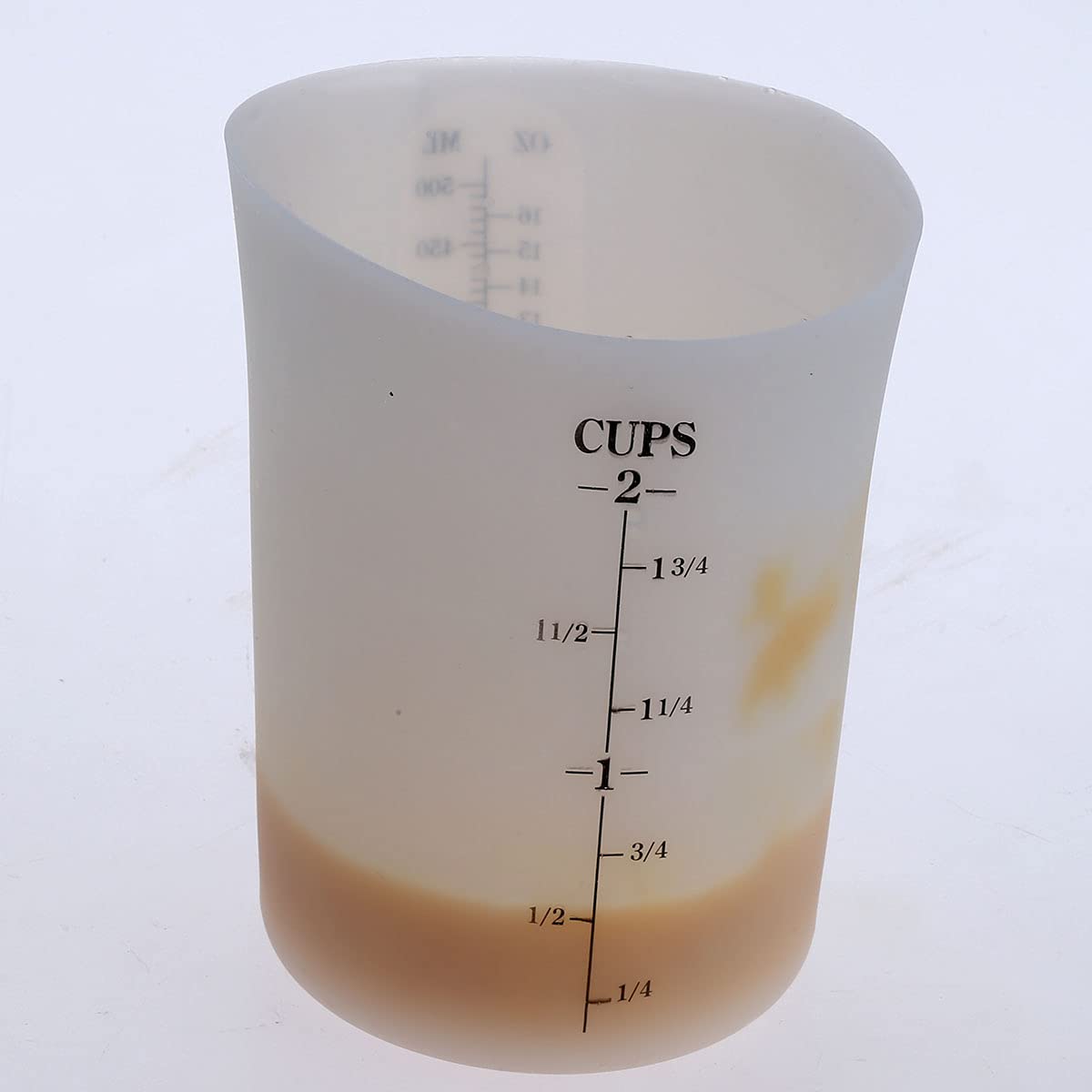 Szxc Silicone Flexible Nestable Measuring Cups Set for Epoxy Resin, Butter, Chocolate - 4 Cup + 2 Cup + 1 Cup - Melt Stir Squeeze & Pour - BPA Free - Szxc