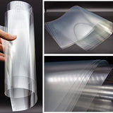 16PCS 6 Mil Blank Mylar Stencil Sheets,12 X 24 inch Clear Plastic Sheets, Clear Acetate Sheets for Cricut Crafts, Clear Plastic Sheets for Crafts and neglex