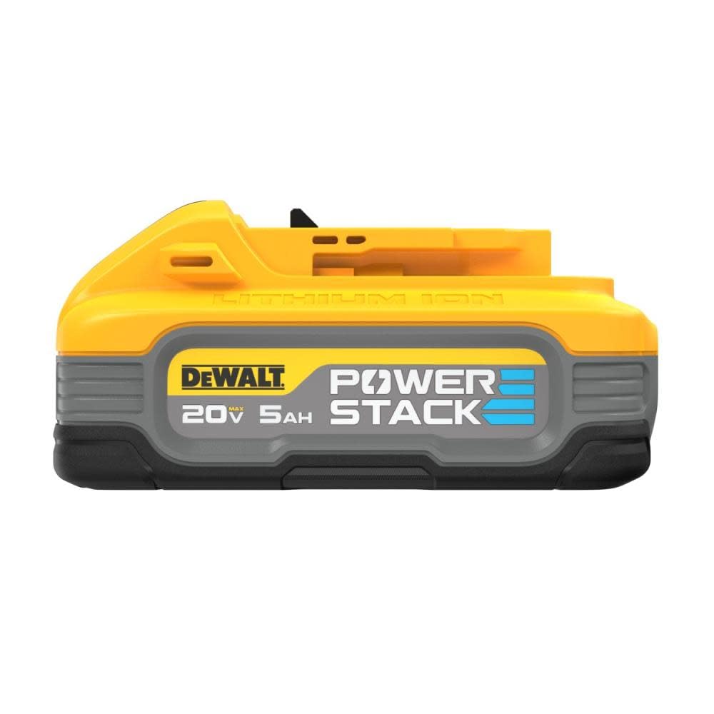 DEWALT Powerstack 20V MAX Battery Starter Kit, Rechargeable, 5Ah, Lithium Ion (DCBP520C) - WoodArtSupply