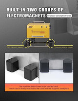 US Stock Pneumatic Marking Machine 150x80mm Powerful Metal Engraving Machine Depth 1mm Pneumatic Dot Peen Marking Machine for Letters Serial Numbers ZAC