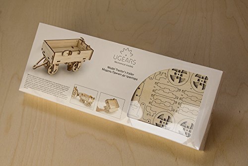 UGEARS Tractor Trailer Mechanical 3D Puzzle - WoodArtSupply