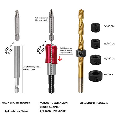 KingTool Drilling and Driving Accessory Kit (KingTool 318-Pieces Screwdriver and Drill Bit Set) - WoodArtSupply