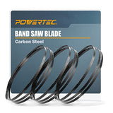 POWERTEC 62 Inch Bandsaw Blades Assoertment for Woodworking, Band Saw Blades for POWERTEC, Ryobi, Wen, Grizzly, Skil and Sears Craftsman 9" Band Saw, POWERTEC