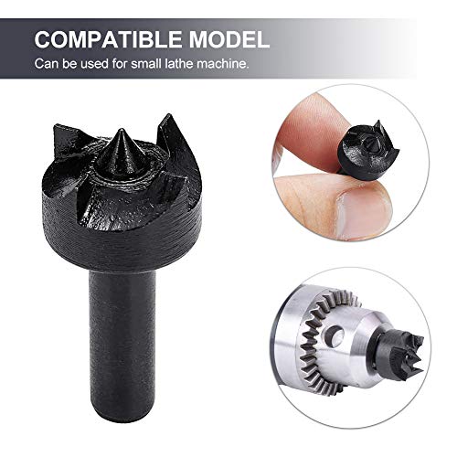 Lathe Thimble,30mm Wood Lathe Turning Spur Cup Center,Thimble Drill Bit Live Center,Mini Lathe Machine Drill Chuck, Plum Blossom Thimble Drill Bit Fawcotu