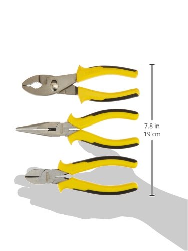 Stanley 84-056 3-Piece Bi-Material Pliers Set Stanley