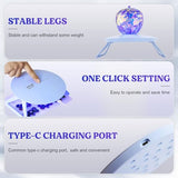 LET'S RESIN UV Light Pro,Large Size Longer 2,3,5M Time Setting Round UV Lamp for Resin Curing,Portable & Foldable Resin Supplies for UV Resin, Resin LET'S RESIN