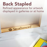 Strathmore 300 Series Stretched Canvas, Traditional Profile, 14x18 inches - Artist Canvas for Oil, Acrylic, Pouring & Mixed Media - 100% Cotton, Strathmore