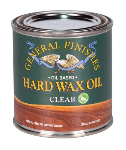 General Finishes Hard Wax Oil, 1 Pint, Clear - WoodArtSupply