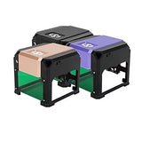 DAJA Bluetooth Laser Engraving Machine, 3000mW Mini Desktop Laser Engraver with Carver Size 80 x 80mm, High Speed Laser Engraving Cutter. (3W, K5B) DAJ