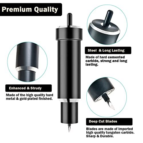 Explore Deep Cut Blade and Housing for Cricut Maker, Niantime Replacement Deep point Blade Compatible with Explore Air2/ Air3/ Maker/Maker 3 Cutting Niantime