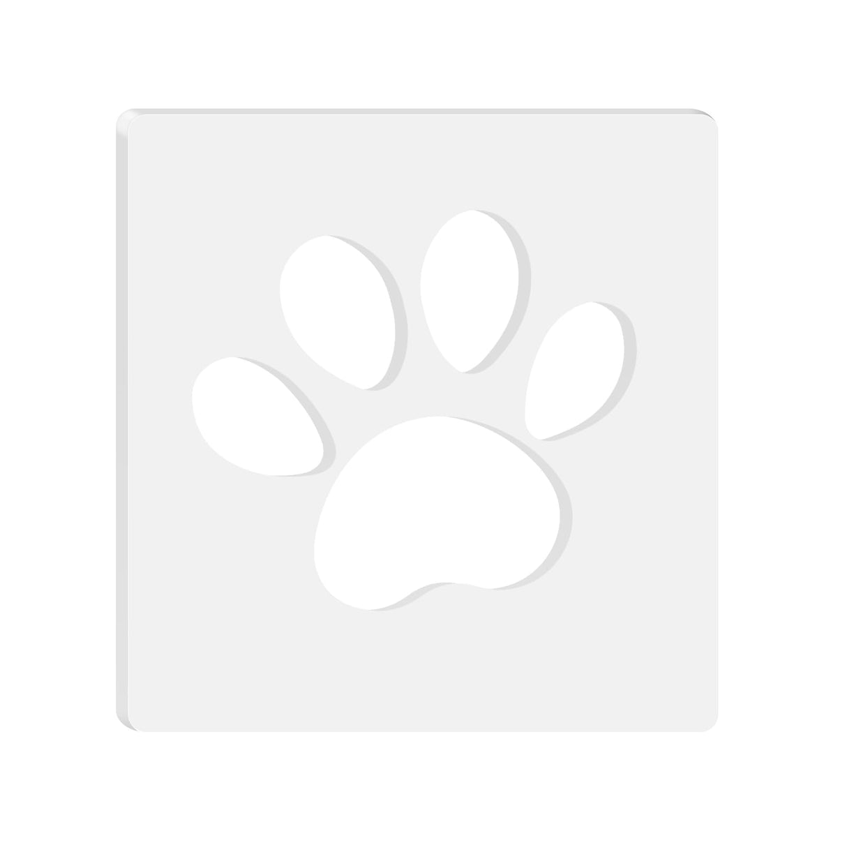 WOOPSOO 4 Pcs Dog Paw Router Templates Charcuterie Board Clear Cutting Router Acrylic Charcuterie Board Handle Large Tracing Stencils Guide Tools for WOOPSOO