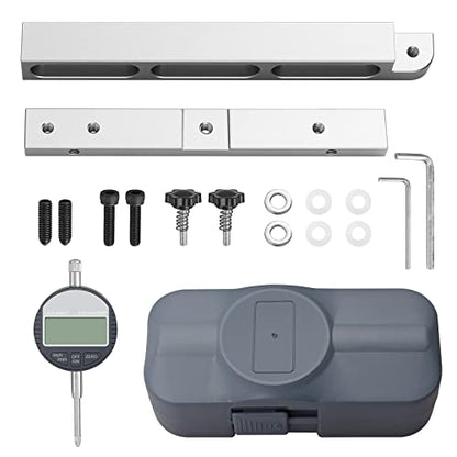 ALLmeter Digital Table Saw Gauge with 0~1 inch Dial Indicator and 3.2 inch Long Anodized Aluminum Bar for Work Shop Machinery, Table Saws, and - WoodArtSupply