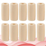 EXCEART 100pcs Wooden Beads Barrel Shaped Unfinished Wood Spacer Beads Jewelry Findings Charms for DIY Bracelet Necklace Craft Making Supplies Style EXCEART