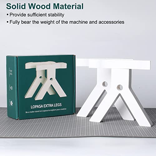LOPASA Stand Legs Compatible with Cricut Maker 3/ Maker, Cricut Machine, Accessories and Supplies Storage Tools, Save Craft Table or Desk Space(Maker LOPASA