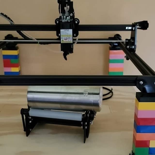 Stackable Laser Engraver Feet - Raise Your Laser Master 2 Using Popular Children's Stackable Bricks - Perfect for Rotary Accessories, Raised Cutting King Gubby