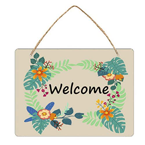 Samanter 3Pack Blank Wood Sign for Craft Unfinished Hanging Wooden Board with Hole DIY Door Wall Decor Holiday Decoration Samanter