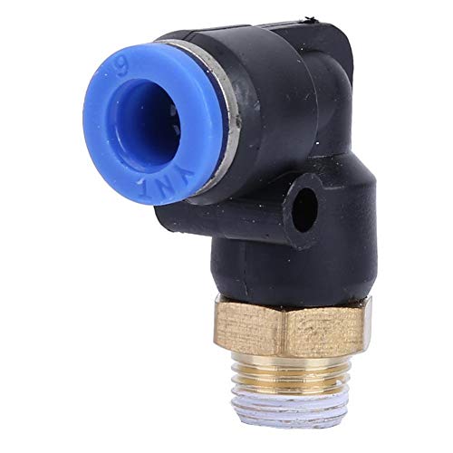 Air Pipe Adjustable Joint C02 Gas Nozzle Valve Engraving Machine Nozzle Air Valve Connect Air Pump Air Compressor(Air Pipe 6mm;Thread Dia.9.7;