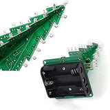 Adeept Colorful 3D Xmas Christmas Tree Led DIY Kits, 7 Color Flash RGB LED Circuit Electronic Assemble Funny Kits, STEM Project PCB Board for Student Adeept