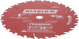 Diablo D0724A 7-1/4" 24T Diablo™ Circular Saw Framing Blade Freud