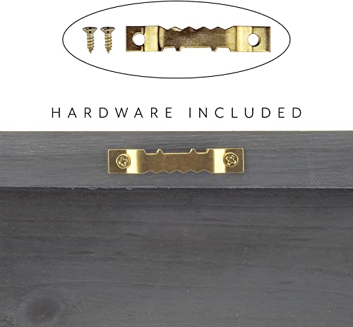 Cornucopia Blank Wood Plaques (2-Pack), Gray Washed Fir Wooden Sign for DIY Crafts 12x12 Inch Cornucopia Brands