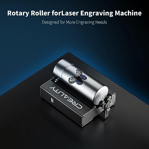 Creality Official Laser Rotary Roller, 360° Laser Engraver Y-axis Rotary Module for Engraving Cylindrical Objects, 7 Adjustment Diameters 5mm to Creality