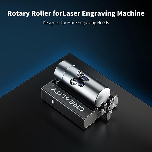 Creality Official Laser Rotary Roller, 360° Laser Engraver Y-axis Rotary Module for Engraving Cylindrical Objects, 7 Adjustment Diameters 5mm to