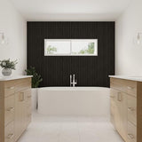 DOGBERRY 2 Pack Acoustic Wood Wall Panels, Decorative Soundproof Panels for Walls and Ceiling,n, 3D Slat Wood Wall Panels (94.49” x 25.4” Total DOGBERRY