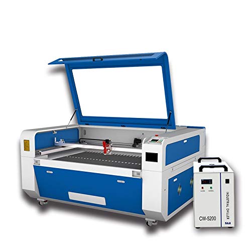 US STOCK RECI W6 150W CO2 Laser Cutter Red-Light Pointer, Auto-Focus,150W CO2 Laser Engraving Cutting Machine 51-3/16''×35-7/16'' 1300 x900mm SFX