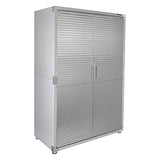 Seville Classics Mega Lockable Storage Cabinet, 48" W x 24" D x 72" H, Granite Seville Classics