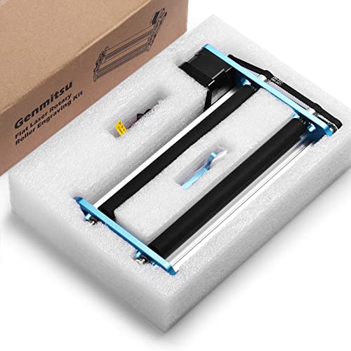 Genmitsu Laser Rotary V2 for Laser Engravers, Laser Cutters, Laser Rotary Roller Attachment, Y-axis Rotary Roller Engraving Module for Laser Genmitsu