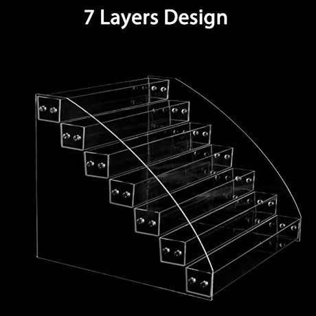 7 Layers Acrylic Paint Organizer Paint Holder Perfect for Craft Hobby Paint Storage, Acrylic Paint Storage, Craft Paint Storage, Paint Rack for 2 oz Homakover