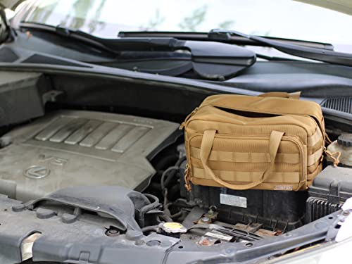 Coreflex 12-Inch Heavy Duty Tool Bag, Tactical Bag, Gear Bag, Range Bag, EDC Bag,Tool Bag for cars, Multi-Purpose Work Bag for Mechanics, COREFLEX