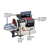 JET Benchtop 6" x 48" Belt and 9" Disc Sander, 3/4 HP 1Ph, 115V (JSG-96) Jet